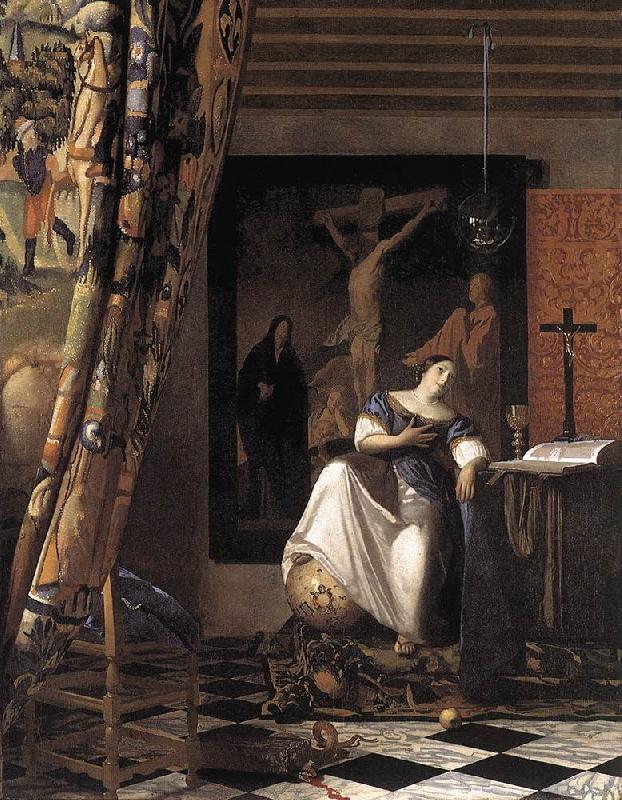 Jan Vermeer The Allegory of the Faith Germany oil painting art